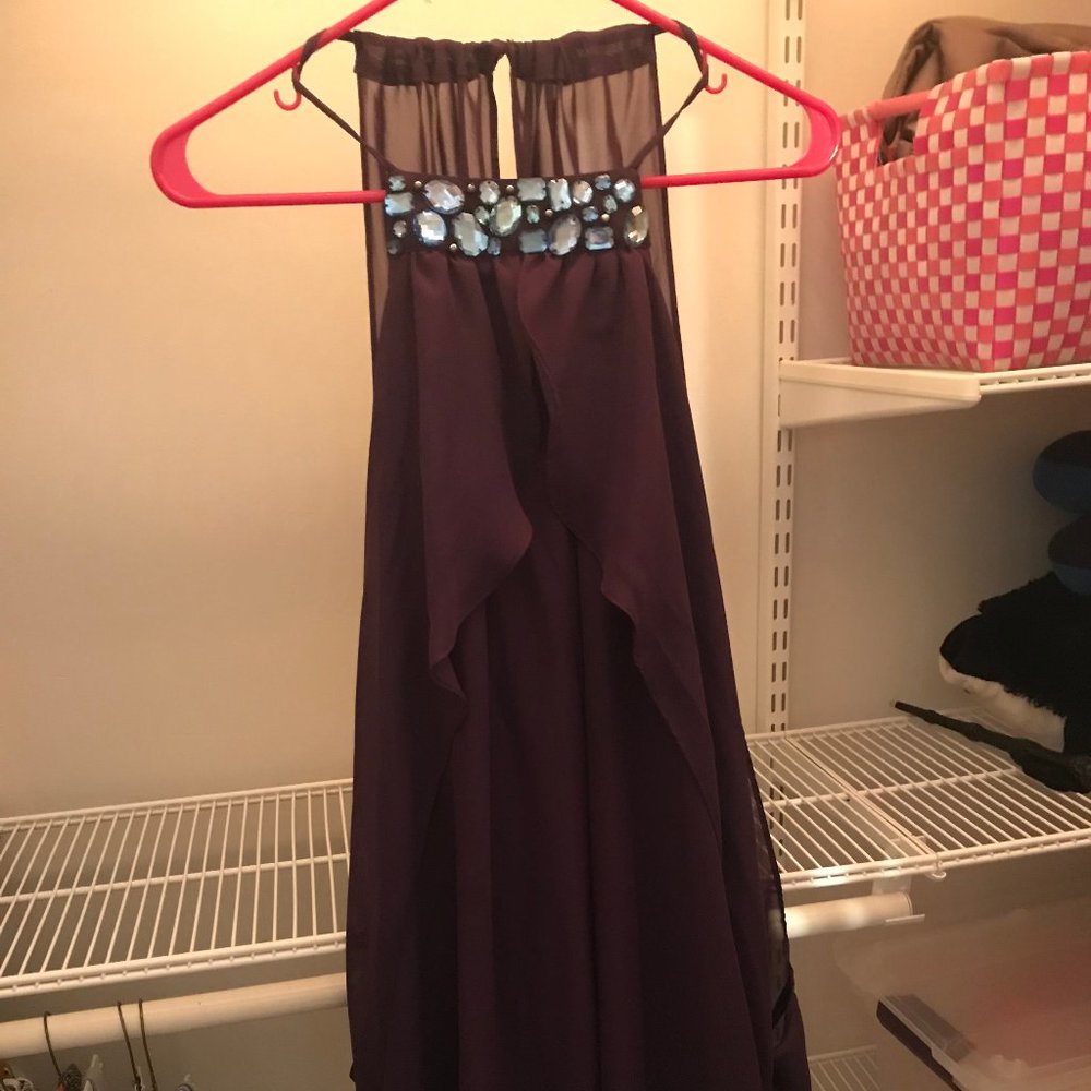 Girl's Formal Purple Dress